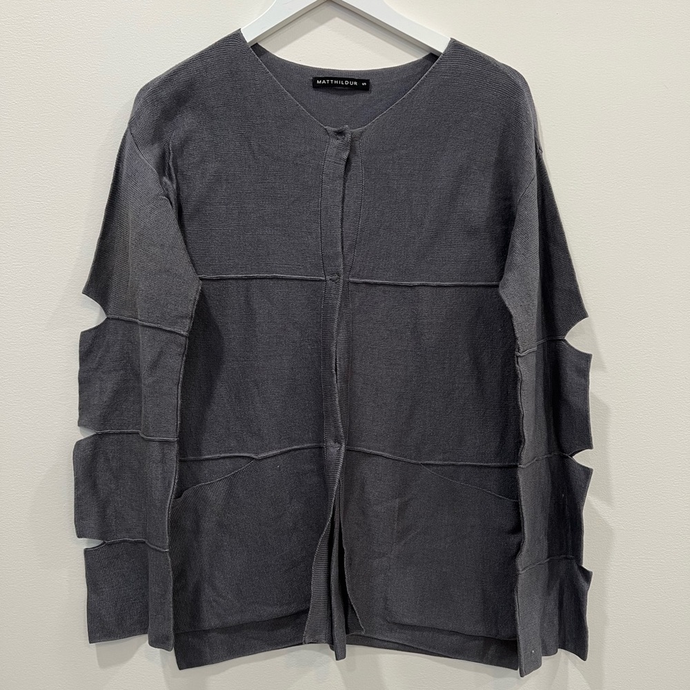 Matthildur Cut Out Oversized Sweater Size Small